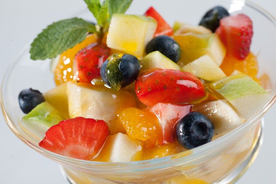 Ensalada de froitas para a túa dieta favorita