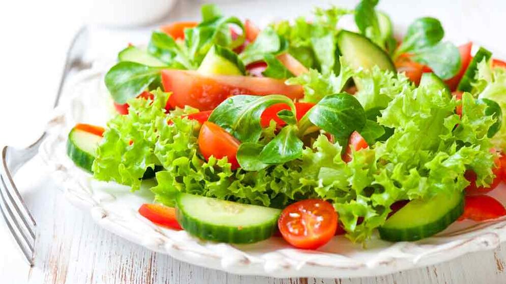 Ensalada de verduras para a túa dieta favorita