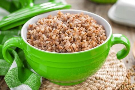 Porridge de trigo mouro