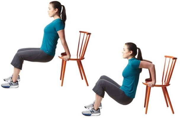 Push -ups inversa